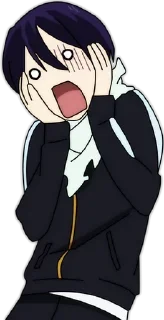 😱 emoji Noragami Telegram sticker 24 of 30
