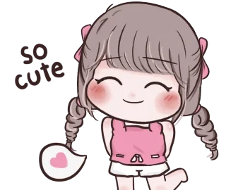 🧸 emoji Baby chubby girl ♡︎ @DARKESTLACE Telegram sticker 24 of 40