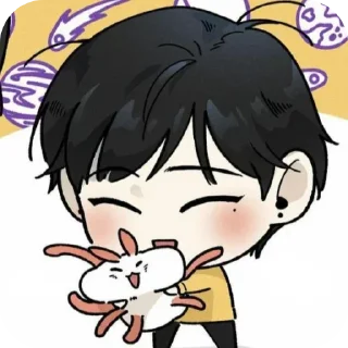 Sticker from Gabin ❤️‍🩹 (Mapache 🦝)
