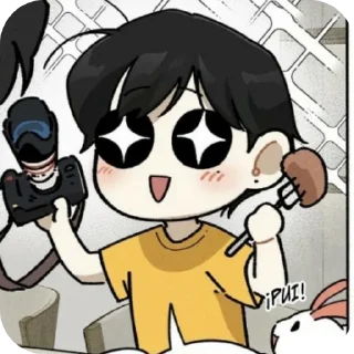 🤩 emoji Gabin ❤️‍🩹 (Mapache 🦝) Telegram sticker 22 of 47