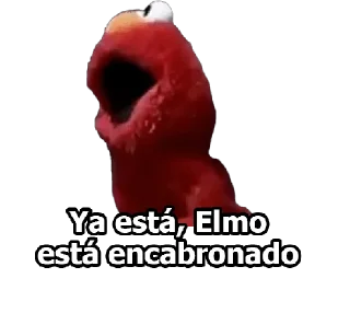 😡 emoji ELMO - [Instagram: @WiStickers] Telegram sticker 14 of 25