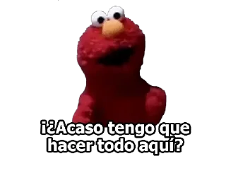😠 emoji ELMO - [Instagram: @WiStickers] Telegram sticker 12 of 25