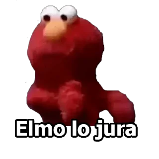 😌 emoji ELMO - [Instagram: @WiStickers] Telegram sticker 16 of 25