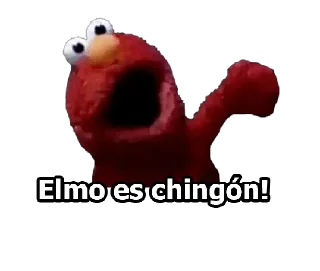 😌 emoji ELMO - [Instagram: @WiStickers] Telegram sticker 10 of 25