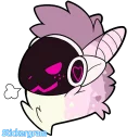 😈 emoji protogen Telegram sticker 10 of 13