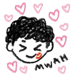 😘 emoji @La_Revue قناتي Telegram sticker 20 of 50