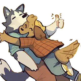 🤗 emoji Mason (Duncan & Eddie) Telegram sticker 19 of 73