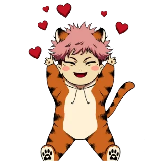 😍 emoji JUJUTSU KAISEN @Toji_sama Telegram sticker 20 of 120
