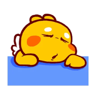 😊 emoji QooBee Agapi ~ ANIMATED Sticker02 @kal_pc Telegram sticker 23 of 24