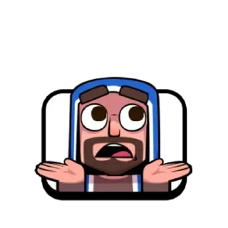 😳 emoji Clash royale Telegram sticker 11 of 42