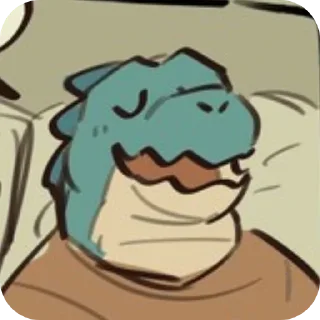 😌 emoji More Duncan & Eddie Telegram sticker 7 of 67