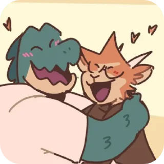🥰 emoji More Duncan & Eddie Telegram sticker 23 of 67