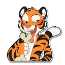 😘 emoji Tiger Telegram sticker 21 of 120