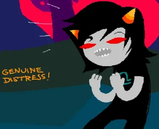😧 emoji homestuck Telegram sticker 20 of 65