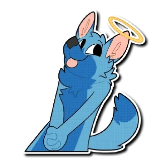 😇 emoji Kitsunetsuki's favs 7 — @stckrRobot Telegram sticker 21 of 120