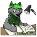 🤪 emoji @Fauxil_Fox go zoom Telegram sticker 22 of 25