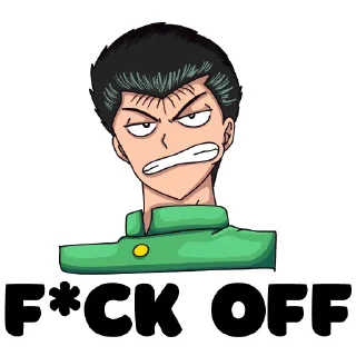 😁 emoji Urameshi Inu Telegram sticker 10 of 18