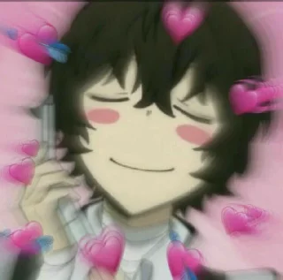 💕 emoji ⌗ 太宰治 ⋆ @haickyuu Telegram sticker 11 of 29