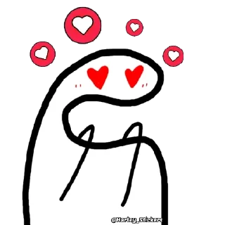 😍 emoji Momo Telegram sticker 10 of 51