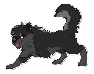 🐺 emoji Mery Telegram sticker 17 of 87
