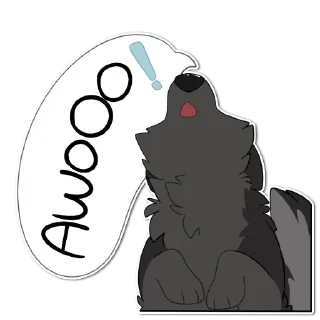 🐺 emoji Mery Telegram sticker 18 of 87