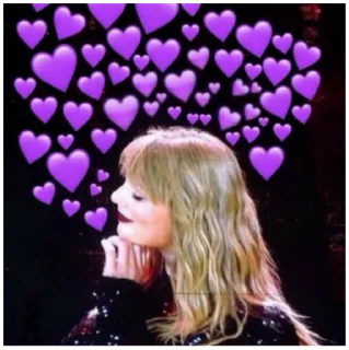 💜 emoji Taylor Telegram sticker 10 of 66