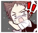 🙀 emoji Naughty cat ear boy Telegram sticker 19 of 40