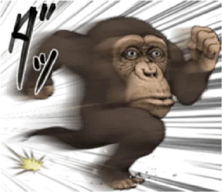 🐵 emoji chimp        by @raivozo Telegram sticker 18 of 87