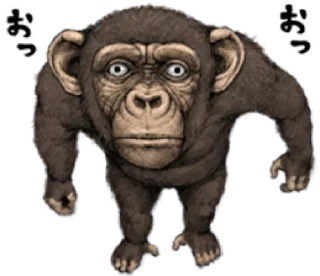 🐵 emoji chimp        by @raivozo Telegram sticker 17 of 87