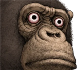 🐵 emoji chimp        by @raivozo Telegram sticker 21 of 87