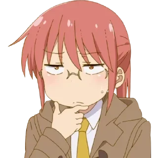🤔 emoji Kobayashi by @raivozo Telegram sticker 9 of 118