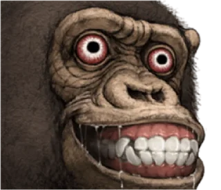 🐵 emoji chimp        by @raivozo Telegram sticker 22 of 87