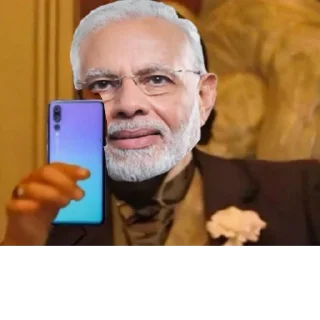 Sticker from Modi DiCaprio @PMModiji