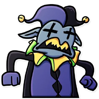 😡 emoji Jevil Telegram sticker 12 of 13