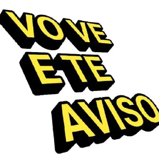 Sticker from veio do zap