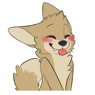 😊 emoji Foxy Telegram sticker 9 of 27