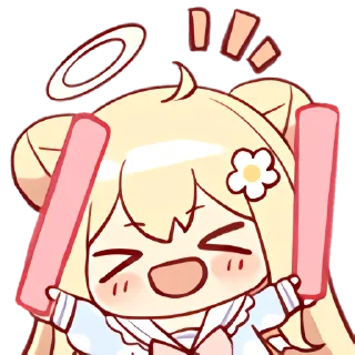 😆 emoji 沙月ちゃん Telegram sticker 7 of 20