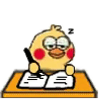 😊 emoji 小黄鸡2 Telegram sticker 19 of 50