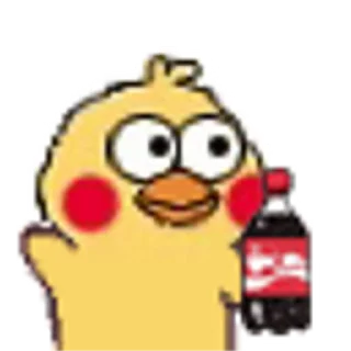 😊 emoji 小黄鸡 Telegram sticker 9 of 50