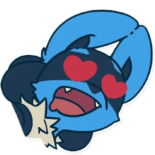 😍 emoji Lucario Stickers — @stckrRobot Telegram sticker 2 of 64