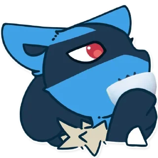☕️ emoji Lucario Stickers — @stckrRobot Telegram sticker 5 of 64