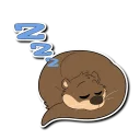 💤 emoji Otter! Telegram sticker 14 of 118