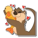 🐟 emoji Otter! Telegram sticker 10 of 118
