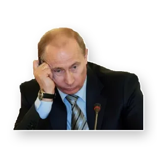 😞 emoji Putin (@malyshev) Telegram sticker 7 of 50