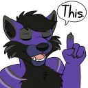👆 emoji Winter Telegram sticker 6 of 21