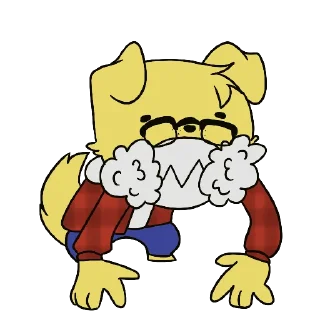🐶 emoji Jacob the Golden Telegram sticker 20 of 42