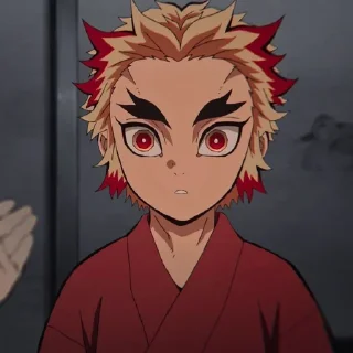 😶 emoji Rengoku @animestickersii Telegram sticker 19 of 106