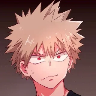 💥 emoji Bakugo Katsuki 💥 Telegram sticker 9 of 109