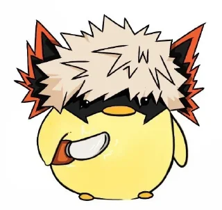 💥 emoji Bakugo Katsuki 💥 Telegram sticker 16 of 109