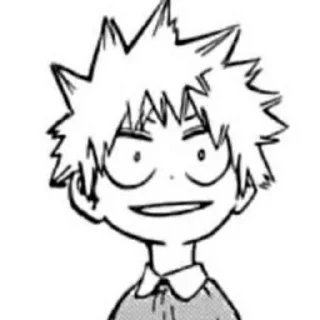 💥 emoji Bakugo Katsuki 💥 Telegram sticker 12 of 111